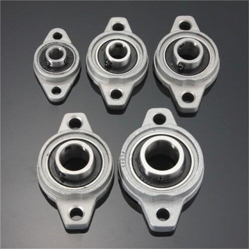 8/10/12/15/17mm Bore Diameter Zinc Alloy Pillow Block Flange Bearing KFL Series Hot Sale