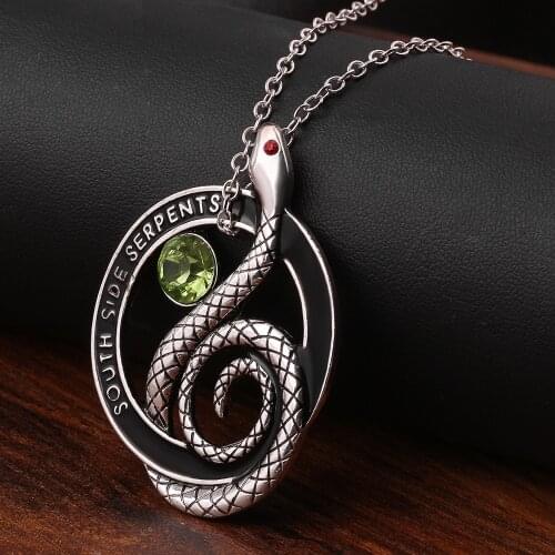 Riverdale southside serpents Necklace snake crown Pendant Zinc Alloy Jewelry Accessories