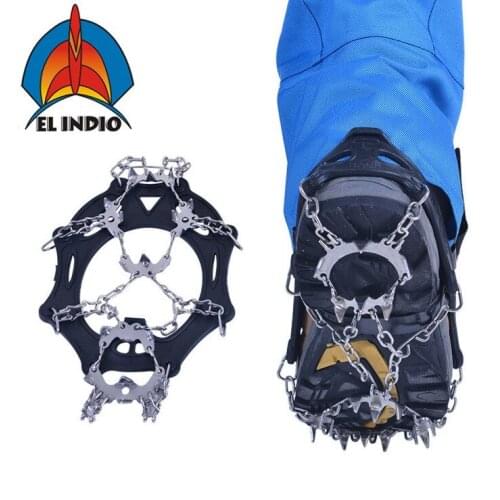 AT8607 Ice Gripper Outdoor Crampons Antiskid Shoe Covers Climbing Claw Hiking