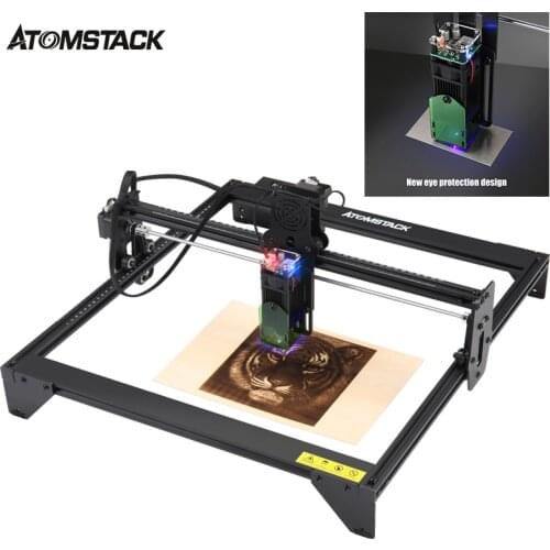ATOMSTACK 20W Laser Engraving Machine CNC Router Desktop DIY Engraver New Eye Protection Design 410*400mm Work Area GRBL Control