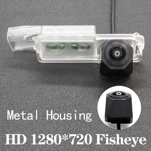 HD 1280*720 Fisheye Metal Housing Car Reversing Rear View Camera For Volkswagen VW Golf MK6 MK7 VW Passat CC Polo AW Hatchback