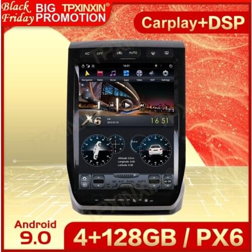 Carplay 2 Din Android 9 Tesla Multimedia Stereo For Ford F150 2015 2016 2017 2018 GPS Navi BT Radio Viedo Audio Player Head Unit