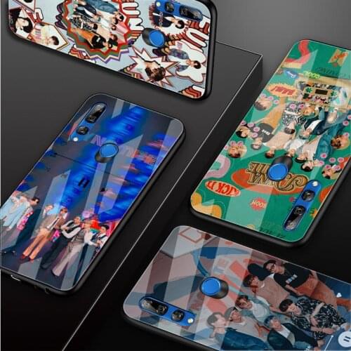 Dynamite kpop Tempered Glass Phone Case For Huawei honor 8X 9 10i 20i 20Lite 20Pro 30 Pro Cover Shell