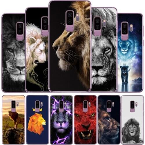 Mighty lion phone case For Samsung S6 S7 S8 S9 S10 EDGE Plus Lite A10 A30 A40 A50 note8 note9 note10 soft Cover
