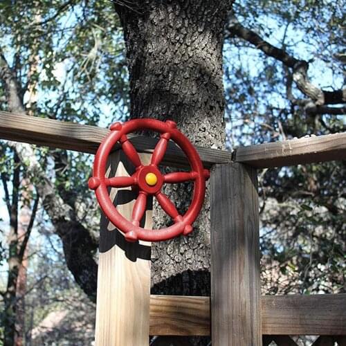 Children Toy Boat Steering Wheel Kindergarten Playground Accessories Plastic Kids Play House Swing Amusement Equipment