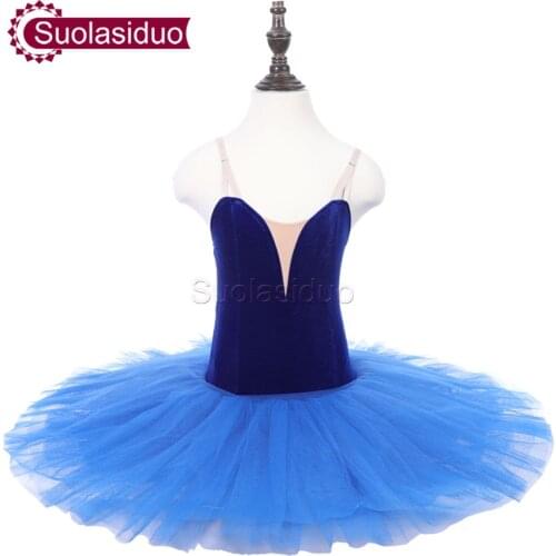Children Blue Classical Stage Ballet Tutu Apperal Girls Black Professional Ballet Dance Costumes Kids Ballet Skirt Adult Dresses