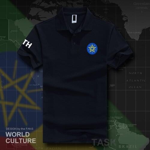 Ethiopia Ethiopian Horn of Africa ETH ET polo shirts men short sleeve white brands printed for country cotton nation clothes 20