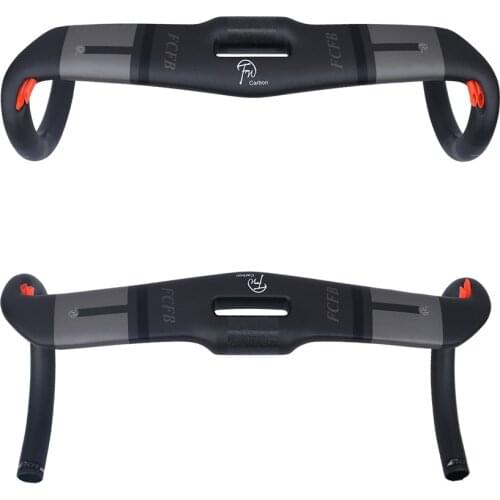 FCFB FW matt gray black UD Ultralight carbon internal cable routing Handlebar bike road handlebar carbon handlebar