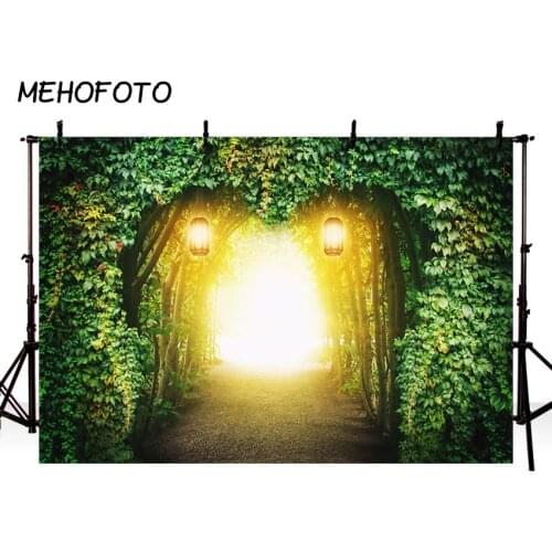 MEHOFOTO Children Photo Background for Birthday Party Forest Magic Wonderland Photography Backdrops for Photobooth Jungle Spring