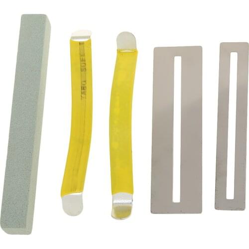 Guitar Fret Sanding Polish snd String Spreader with Fingerboard Guard for Luthier Tools