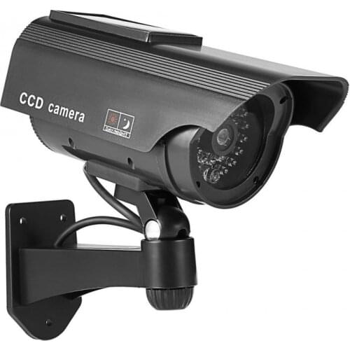 Outdoor Dummy Camera Surveillance Wireless LED Light Fake Camera Home CCTV Security Camera Simulated Video Surveillance