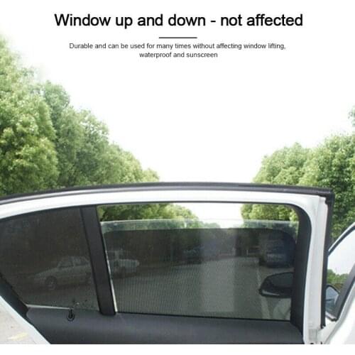 Visor Car Curtain Windshield Stickers Electrostatic Adsorption PVC Sun Shade Sunshade