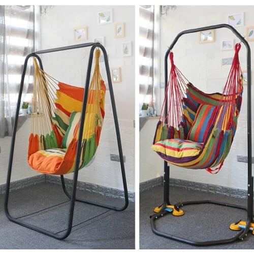 Hammock Chair Swing Chair Portable Hammock Chair Hanging Rope Chair Swing Chair Seat for Travel Camping Garden Indoor Outdoor