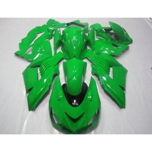 Hot sale injection mold fairings For Kawasaki ZX14R 06 07 08 09 2006-2009 green black ZX14R fairing kit OP22