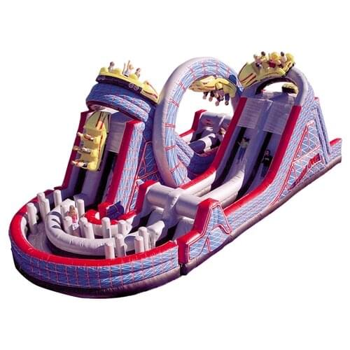 Inflatable roller coaster playground inflatable toys factory price