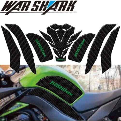 For Kawasaki Z1000SX Z 1000SX 2020 Motorcycle 3D Fuel Tank Side Stickers Decals Fishbone Protective Motorbike Decoration Sticker