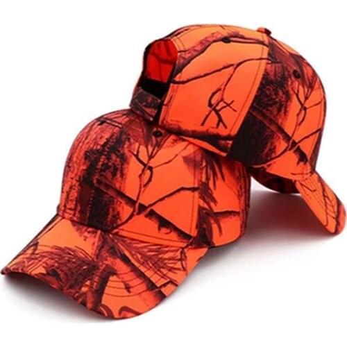 2021 New Camo Baseball Cap Men and Women Tactical Camouflage Snapback Fishing Breathable Hat High Quality Windproof Sun Cap