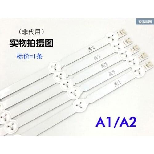 New kit) 3pcs(2*A1*7LEDs 1*A2*8LEDs) 630mm LED backlight strip for TX-L32B6B 6916L-1295A 6916L-1296A 1204 1205A