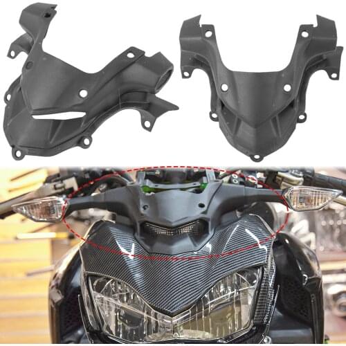 For Kawasaki Z900 2017 2018 2019 Front Fairing Beak Nose Cone Extension Extender Aerodynamic Winglets Motorcycle Accessories New