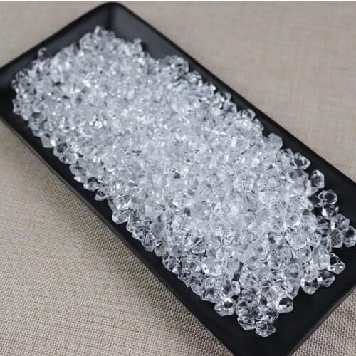 One Pack Contains 430 Capsules Decorative Ice Cubes Simulation Ice Cubes Fake Ice Cubes Display Ice Cubes Plastic Decorative