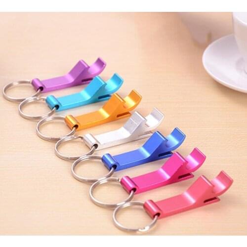Keychain Bottle Opener Portable Can Opener Metal Beer Opener Party Wedding Gifts Keychain Favor Bottle R0M9