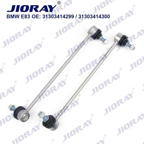 JIORAY Pair Front Axle Sway Bar End Stabilizer Link Ball Joint For BMW X3 Series E83 2.0i 2.5i 3.0d 3.0i xDrive 2003-2011