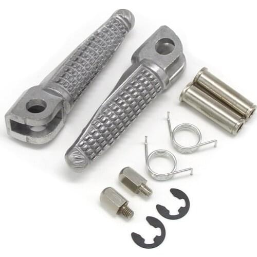 Motorcycle Footrest Front Pedals, Foot Pegs For Kawasaki ZX600 Ninja ZX6RR 2005 ZX6R ZX636 ER650 ER6N 34028-0002 R 34028-0003 L