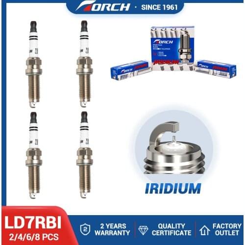 NGK DILZKAR7C11S Spark Plugs 12290-5R0-003 replace for Iridium Candles TORCH LD7RBI Fit for 2015-2018 Honda Fit 1.5L Auto Part