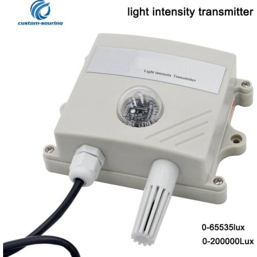 Light Intensity Sensor Temperature And Humidity Analog/RS485 Transmitter Sensor For Farm Environmental Illuminance sensor