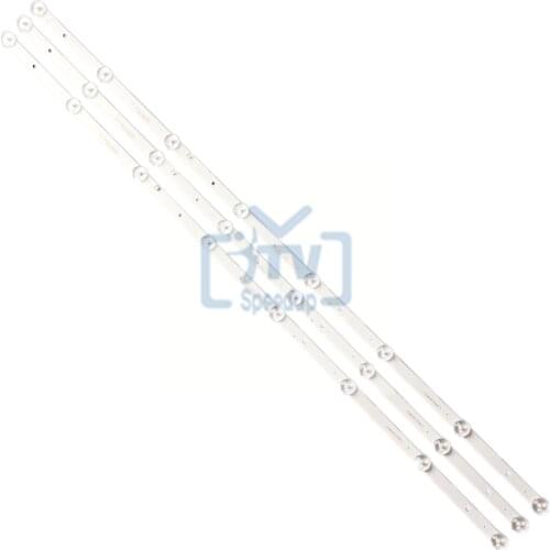 3pcs 759mm LED Backlight strip 8 lamp for KKTV K40 CC02400D760V05 40E9-400H 3X8 8S1P 1210