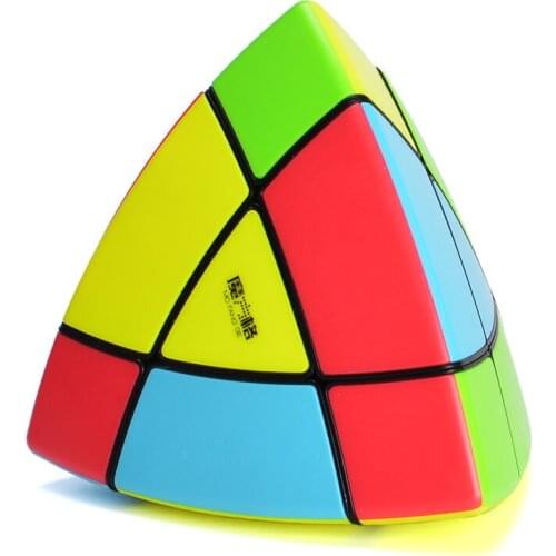 QiYi MoFangGe Corner Mastermorphix Magic Cube Triangle Rice Dumpling Educational Toys for Gifts Speed Cubes