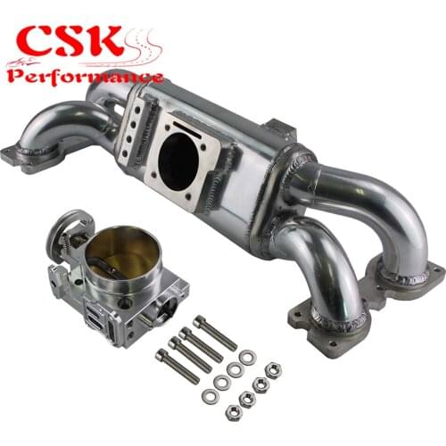 Air Intake Manifold + Throttle Body Fits For Impreza WRX STi Turbo EJ20 EJ25 01-07