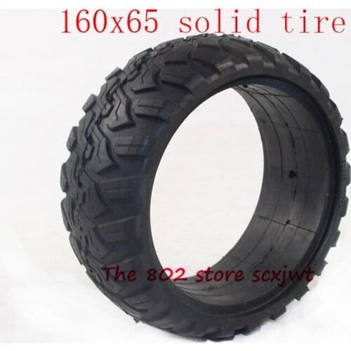 High quality Electric skateboard tire 160x65 solid pneumatic tire explosion-proof tire 160*65 tubeless tyre