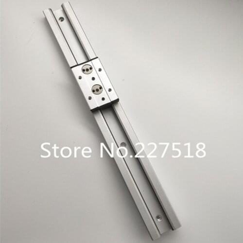 1pcs Double axis roller linear guide SGR20 L1000mm +1pcs SGB20UU block linear rail slide rail aluminum guide cnc parts