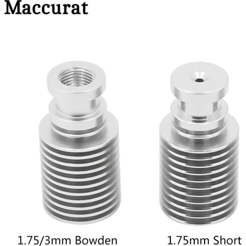 1pc E3D V6 Heat Sink Direct 1.75mm 3.0mm Filament Bowden For V6 J-head Wade Extruder Radiator 3D Printer Parts Remote Heat Sink