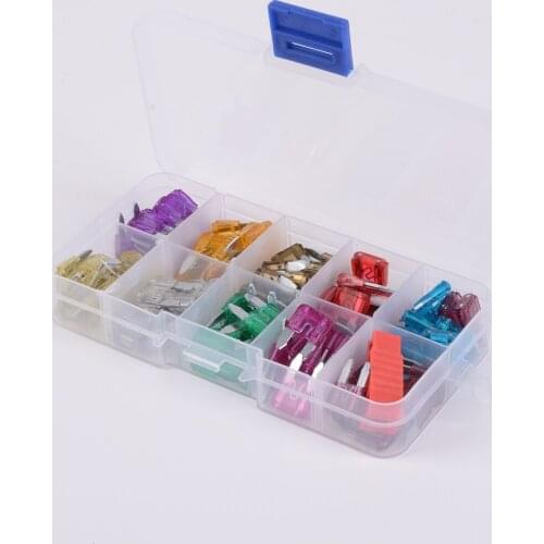 100 pieces-small fuse 3/5/7.5/10/15/20/25/30/35/40A each 10 pieces (with extractor 1/box)