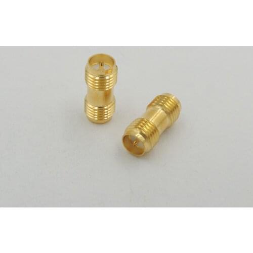 30 pcs brass RF Connector Adapter RP-SMA female to RP-SMA female