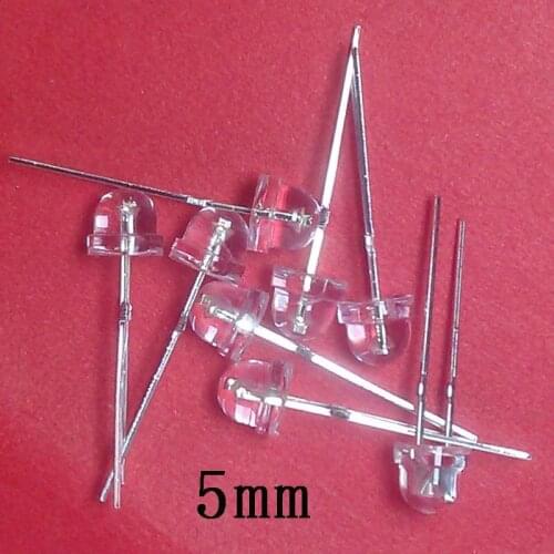 5mm LED white yellow green blue light emitting hat diode electronic DIY kit