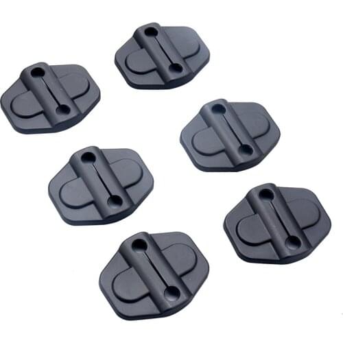 6PCS Door Lock Cover Buckle Decor Protection Trim for 2018-2021 Jeep Wrangler JL JLU for Jeep Gladiator JT 2020 2021