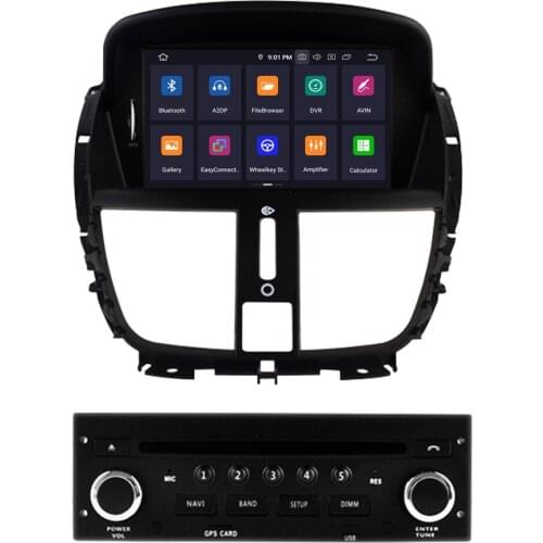 Android 10.0 Car Multimedia Stereo For Peugeot 207 207CC 207SW 4G+32G Radio CD DVD Player GPS Navigation Audio Video System