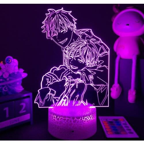 BL Anime GIVEN Acrylic 3d Lamp for Bed Room Decor Colorful Nightlight BL Table Lamp GIVEN Led Night Light Dropshipping
