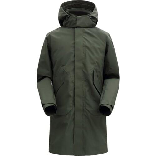 Long Down Jacket Men Top Quality Thick Winter 2021 NEW Warm Parka 90% White Duck Down Waterproof Windproof 5 Colors Size 4XL