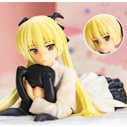 22CM Game Yosuga No Sora Kasugano Sora Character Take The Rabbit Car Cake Decorations Anime Figure Model Toys Gift