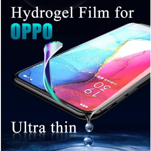 Full Edge Coverage Hydrogel Film For OPPO RENO 4 3 Pro 2Z ACE 2 HD Screen Protector For Realme 5 X2 X7 X50 Pro Q X Lite V5 Blue