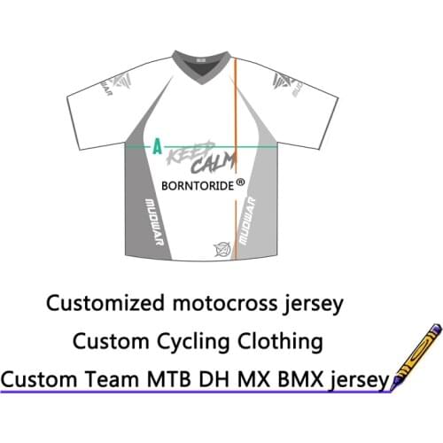 2021 Customize Team Men Moto MX Motocross Mersey Enduro DH BMX MTB Cycling Downhill jersey
