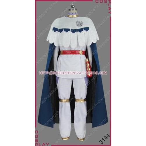 Black Clover Magic Knight Silver Eagle Captain Royal Knights Nozel Silva Uniform Outfit Anime Manga Cosplay Costume S002
