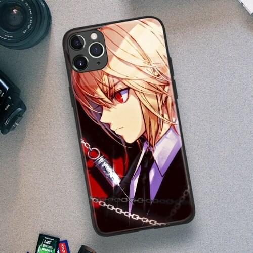 Kurapika Hunter X Hunter Anime Soft TPU Glass Phone Case for IPhone SE 6s 7 8 Plus X Xr Xs 11 12 Mini Pro Max Samsung Redmi