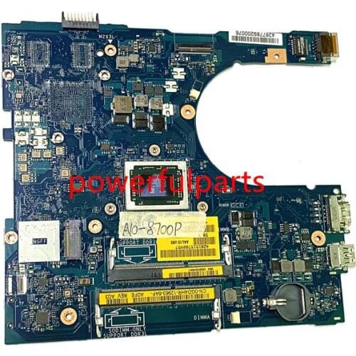 100% WORKING For DELL Inspiron 15 5555 Motherboard With A10-8700p CPU 0GD4HR GD4HR AAL12 LA-C142P mainboard DDR3L testd ok