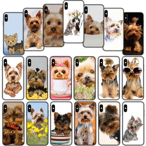 Terrier Dog Puppy Soft Cover Case for iPhone 7 8 6 6S 5 5S SE Plus