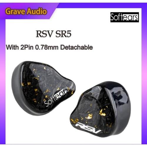 SoftEars RSV RS5 5BA IEM Reference sound HIFI Balanced armatured in-ear monitor headphones